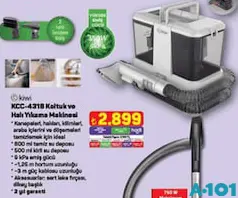 KİWİ KCC-4318 KOLTUK VE HALI YIKAMA MAKİNESİ